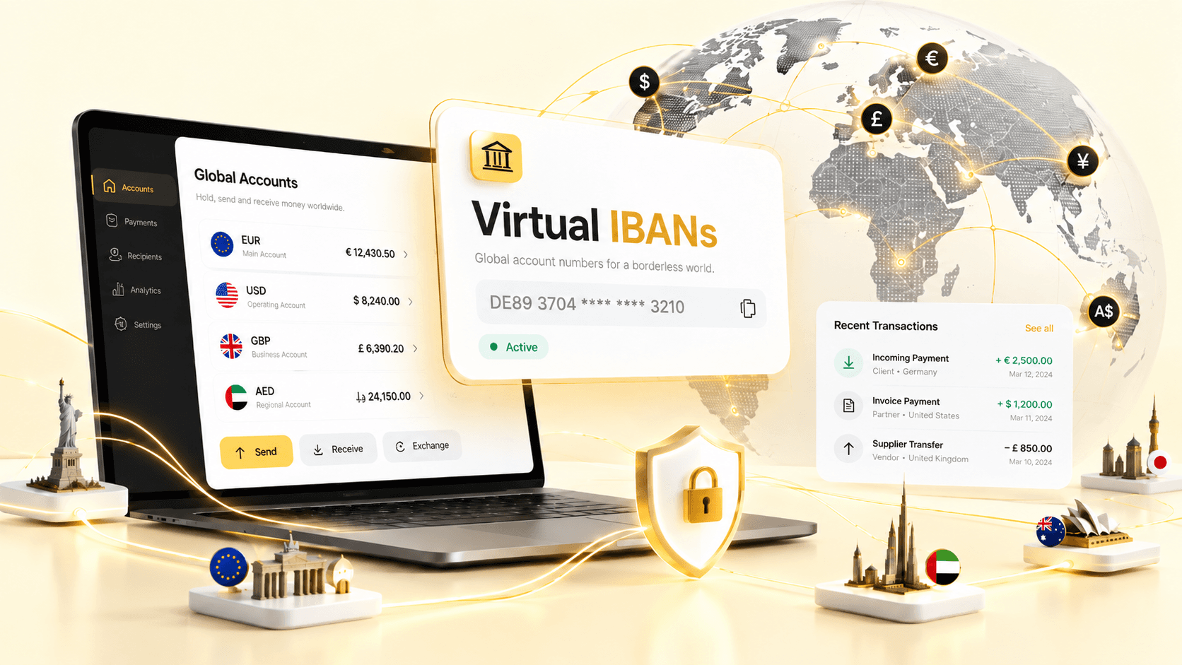 Virtual IBAN for Businesses: Simplifying Global Payments with Entterprice